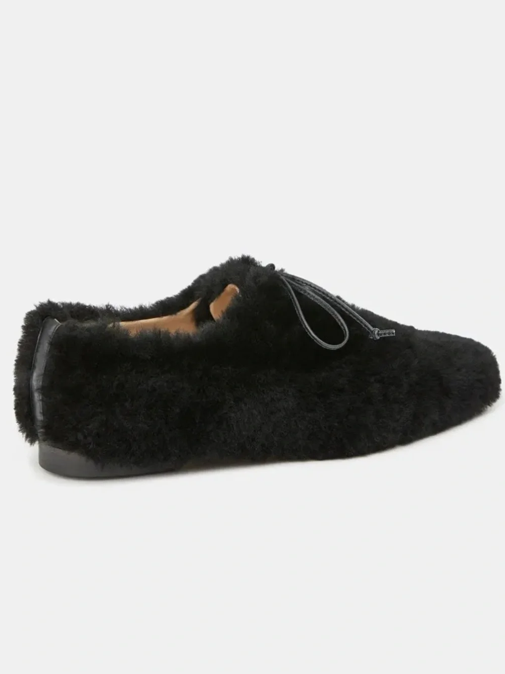 LAFAYETTE 148 NEW YORK Shearling Laceup Derbyblack Men's Black